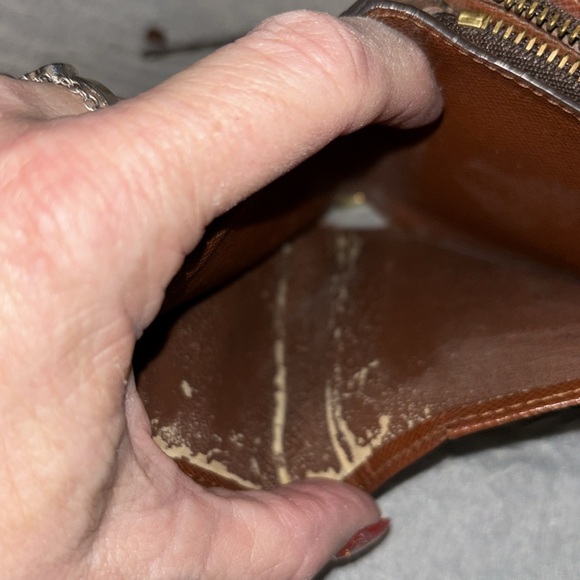 Louis Vuitton folded wallet, compact zip monogram, canvas, leather wallet - Picture 8 of 10